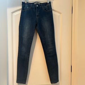 Tractr medium wash straight leg jeans